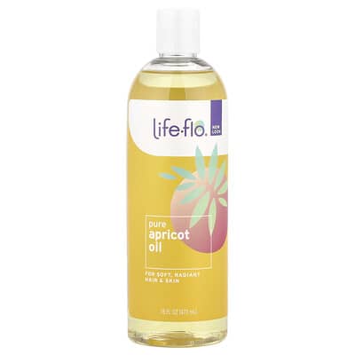 Чистое масло абрикоса, 16 fl oz (473 ml) Life-flo