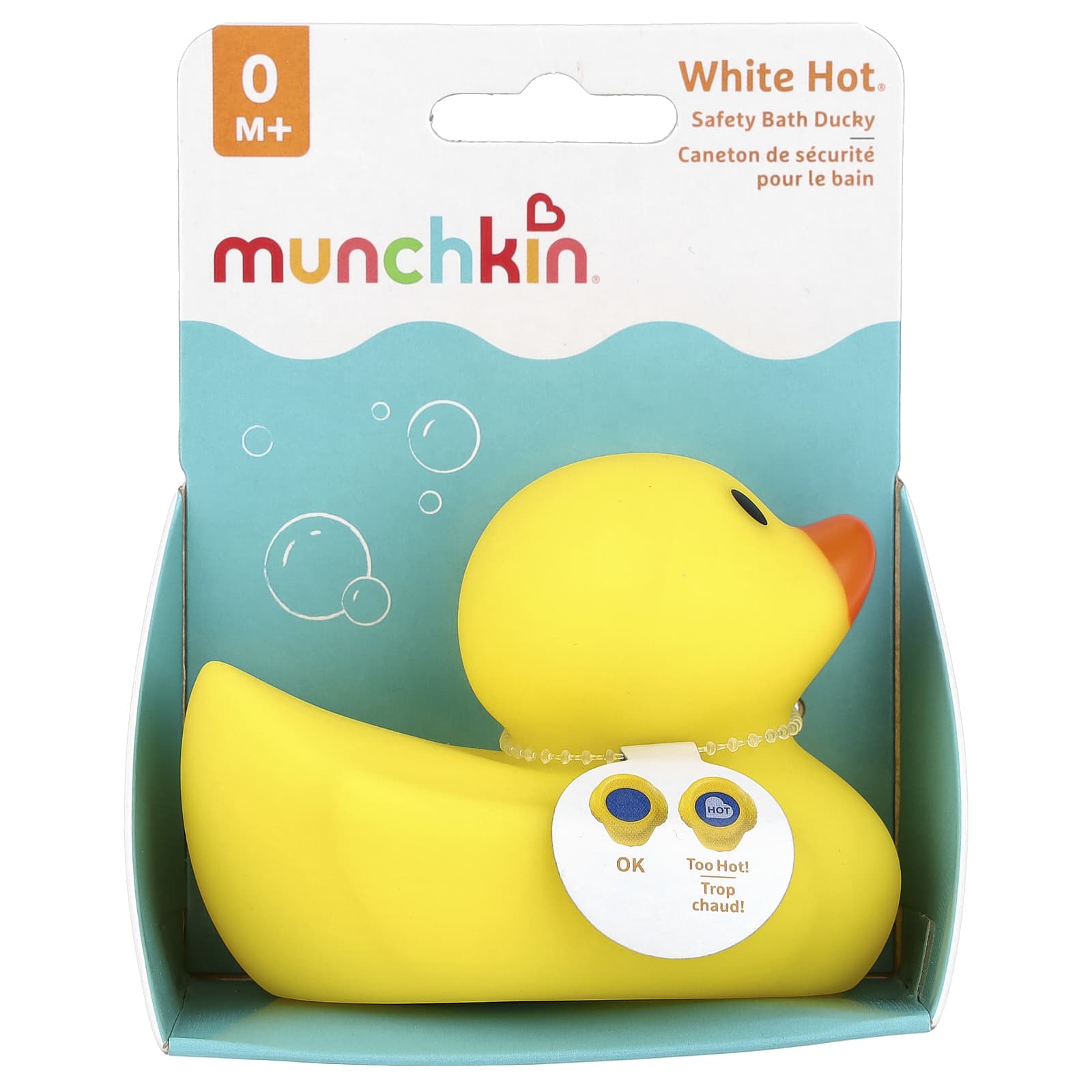 White Hot®, Safety Bath Ducky, 0 Months+, 1 Count