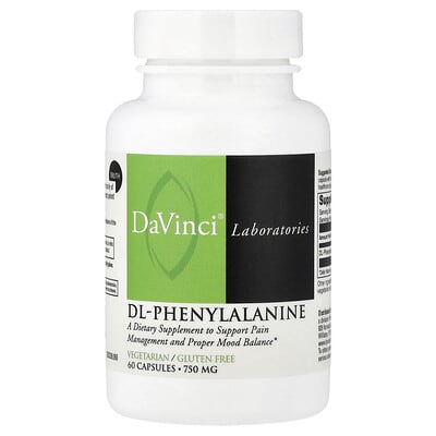 DL-Phenylalanine, 750 mg, 60 Capsules