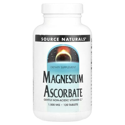 Magnesium Ascorbate, 1,000 mg , 120 Tablets