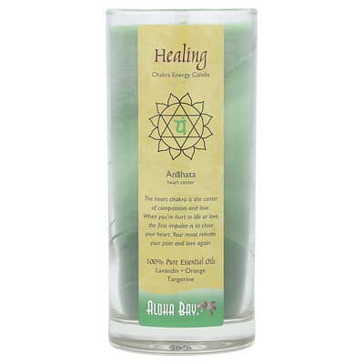 Aloha Bay свеча Chakra Energy, исцеляющая, Lavandin, Orange, Tangerine, 11 oz