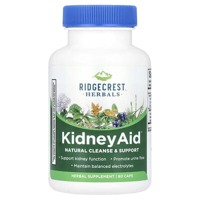 RidgeCrest Herbals KidneyAid™, 60 капсул