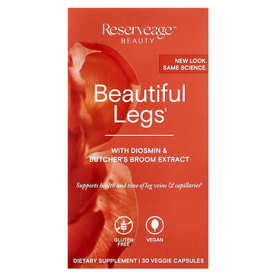 Beautiful Legs с экстрактом диосмина и боярышника, 30 вегетарианских капсул