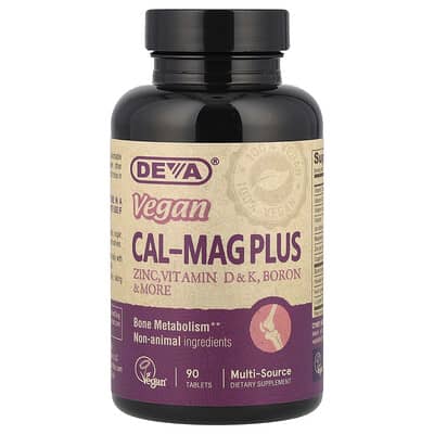 Vegan Cal-Mag Plus, 90 таблеток