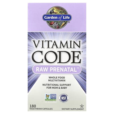 Vitamin Code®, RAW Prenatal™, 180 Vegetarian Capsules