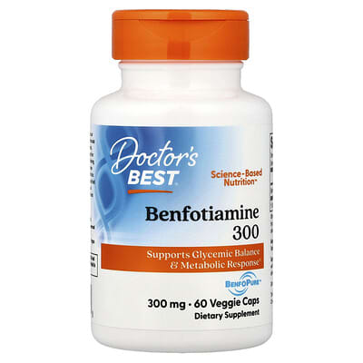 Benfotiamine 300, 300 mg, 60 вегетарианских капсул