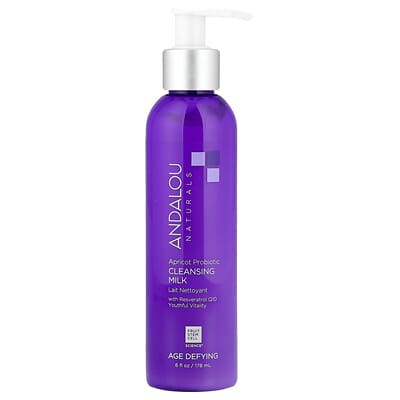 Cleansing Milk, Apricot Probiotic, Age Defying, 6 fl oz (178 ml)