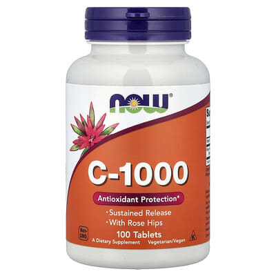 C-1000 With Rose Hips, 100 Tablets
