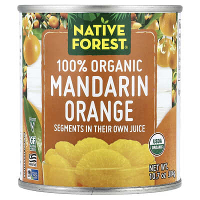 Native Forest 100% органический мандарин, 10.7 oz (304 g)