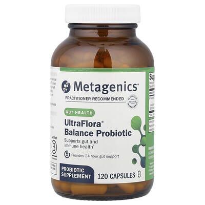 UltraFlora® Balance пробиотик, 55 mg (15 Billion CFU), 120 капсул