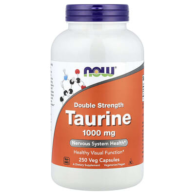 Taurine, 1,000 mg, 250 вегетарианских капсул