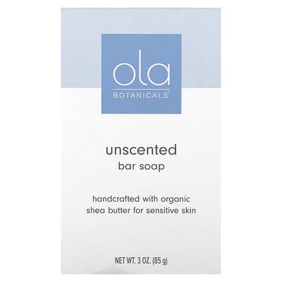 Ola Botanicals, кусковое мыло, без запаха, 3 oz (85 g)