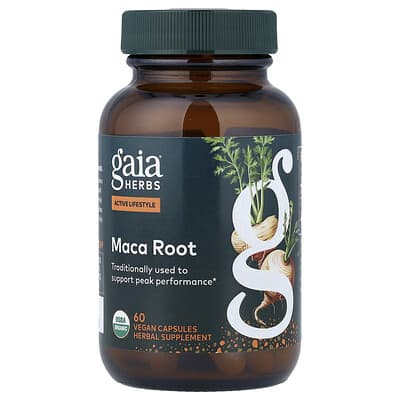 Maca Root, 60 Vegan Capsules (500 mg per Capsule)