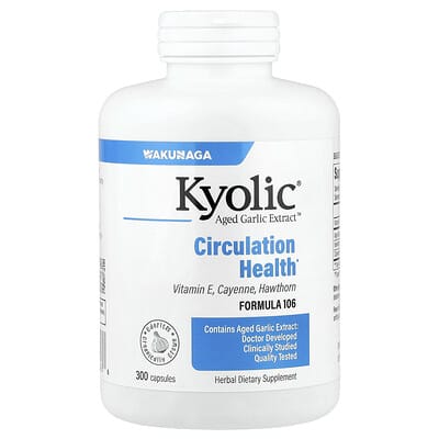Экстракт выдержанного чеснока Aged Garlic Extract™, Formula 106, 300 капсул