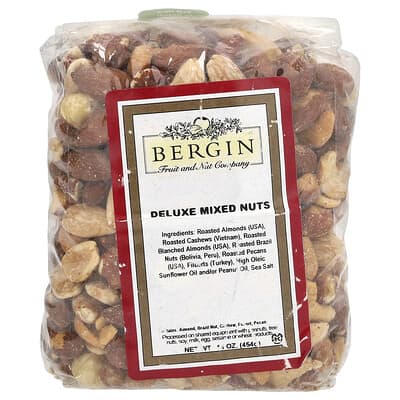 Смесь орехов Deluxe Bergin Fruit and Nut Company, 454 г