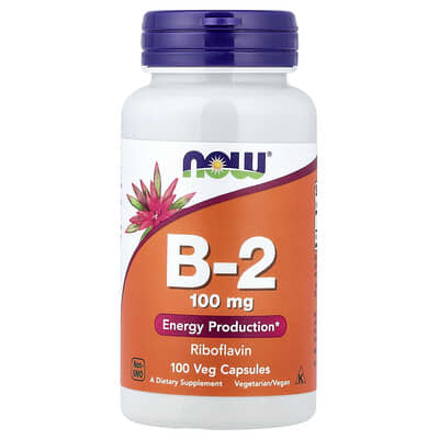 B-2, 100 mg, 100 веганских капсул