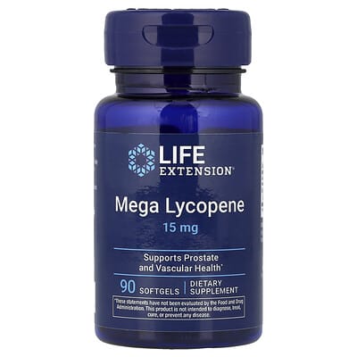 Mega Lycopene, 15 mg, 90 мягких капсул