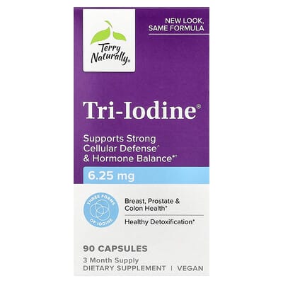 Terry Naturally Tri-Iodine® 6.25 mg 90 капсул