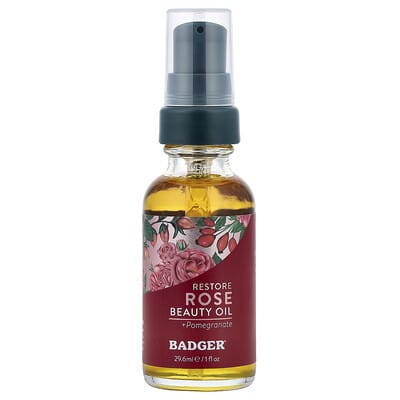 Масло для лица с розой и гранатом, 1 fl oz (29.6 ml)