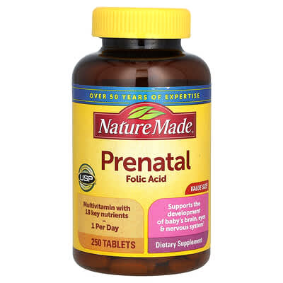 Prenatal Folic Acid, 250 таблеток