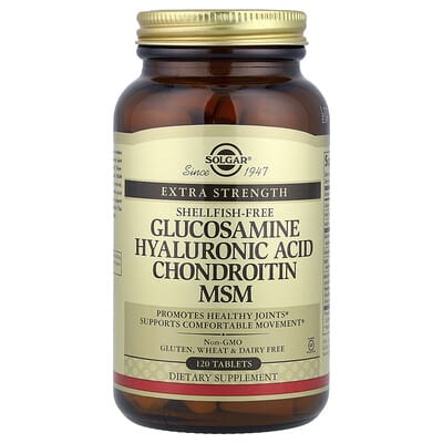 Glucosamine Hyaluronic Acid Chondroitin MSM, 120 Tablets