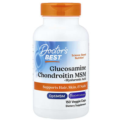 Glucosamine Chondroitin MSM + Hyaluronic Acid , 150 Veggie Caps
