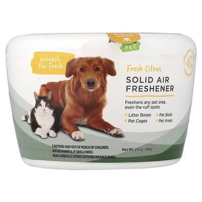 Освежитель воздуха Pet, Solid Air Freshener, Fresh Citrus, 20 oz (566 g)