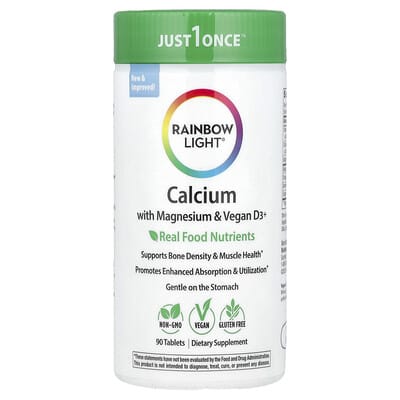 Calcium With Magnesium & Vitamin D3+, 90 Tablets