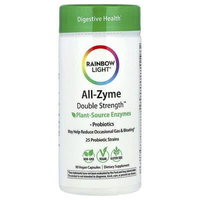 Rainbow Light All-Zyme™ Plant Source Enzymes +Probiotics 90 вегетарианских капсул