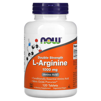 L-Arginine, 1,000 mg, 120 таблеток