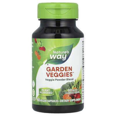 Garden Veggies™, овощная смесь в капсулах, 60 веганских капсул