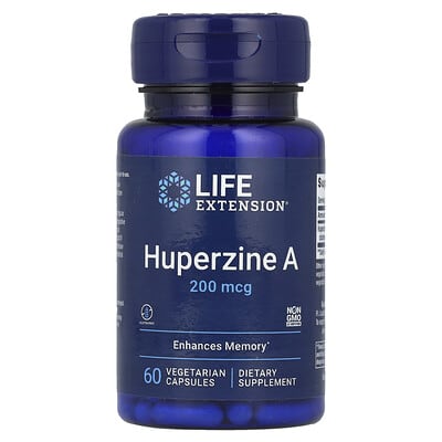 Huperzine A, 200 mcg, 60 вегетарианских капсул
