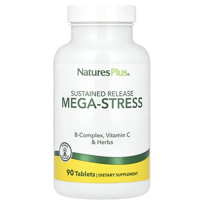 NaturesPlus Sustained Release Mega-Stress, 90 таблеток