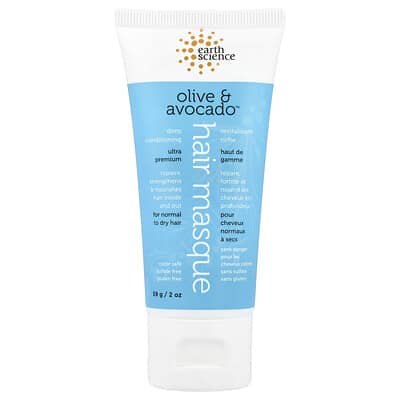 Deep Conditioning Hair Masque, For Normal To Dry Hair, Olive & Avocado™, 2 oz (59 g)