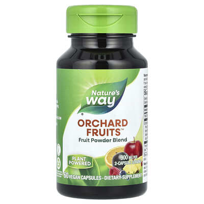 Смесь фруктовых порошков Orchard Fruits, 60 веганских капсул