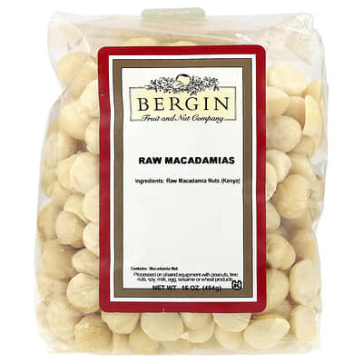 Сырые макадамия, 16 oz (454 g)