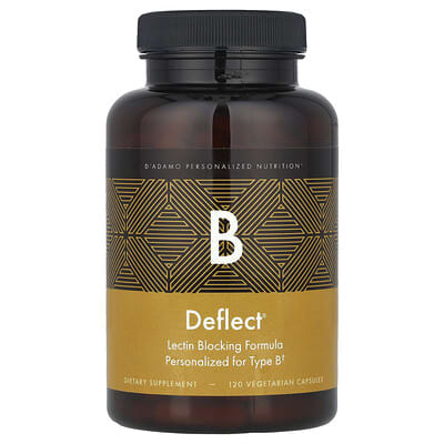 Deflect® B, формула блокировки лектина, 120 вегетарианских капсул