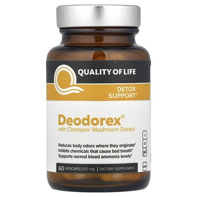 Deodorex® с экстрактом гриба Champex®, 60 вегетарианских капсул (250 mg на капсулу)