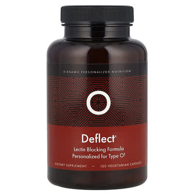 Deflect® O, формула блокировки лектинов, 120 вегетарианских капсул