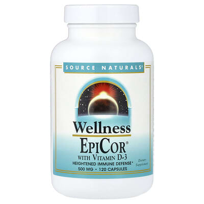 EpiCor® with Vitamin D-3, 500 mg , 120 Capsules