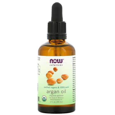 Масло аргановое, органическое и 100% чистое, 2 fl oz (59 ml)