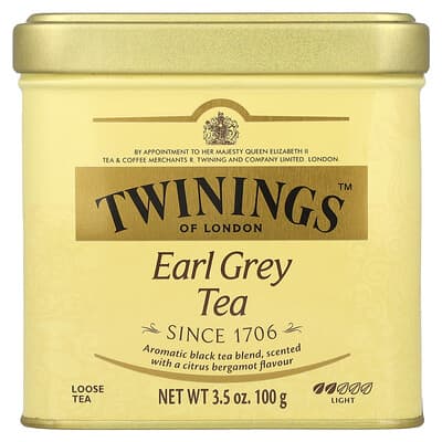 Earl Grey, рассыпной чай, 3.5 oz (100 g)