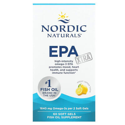 EPA Xtra™, Lemon, 60 Soft Gels