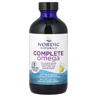 Complete Omega™, лимон, 8 fl oz (237 ml)