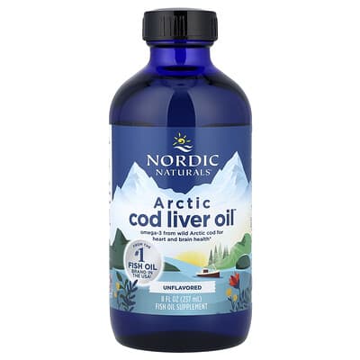 Arctic Cod Liver Oil™, без вкуса, 1,060 mg, 8 fl oz (237 ml)