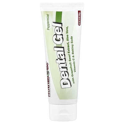 Dental Gel, Peppermint, 4.5 oz (128 g)