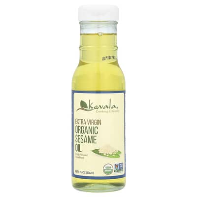 Extra Virgin Organic Sesame Oil, 8 fl oz (236 ml)