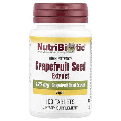 Экстракт семян грейпфрута, высокая концентрация, 125 mg, 100 таблеток