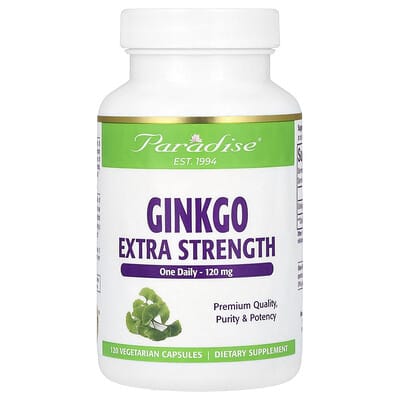 Ginkgo, 120 mg, 120 Vegetarian Capsules