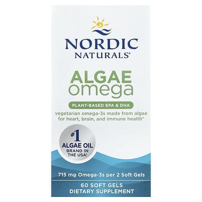 Algae Omega, 60 мягких капсул (357.5 mg на капсулу)